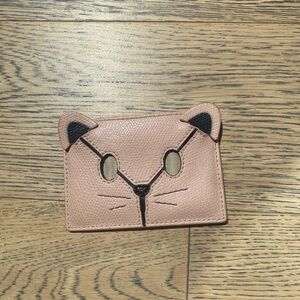 Furla Pink Cat Face Wallet